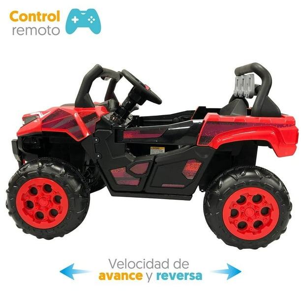 Montable eléctrico Carro Rojo 6V con Control Remoto