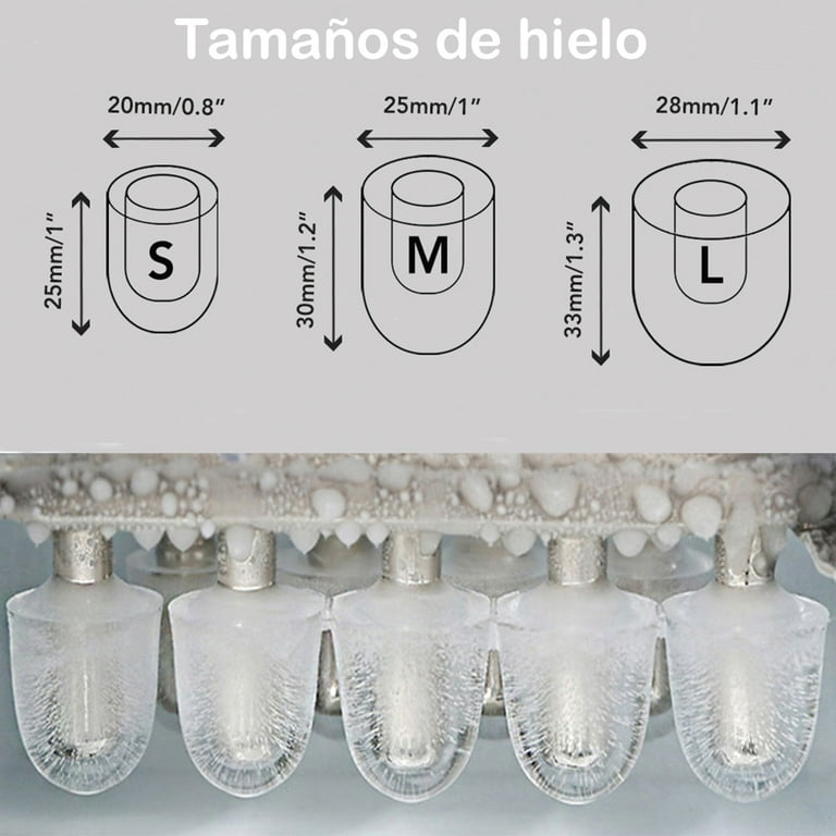 Máquina de Hielo, Capacidad de 25kg por Día para Garrafón