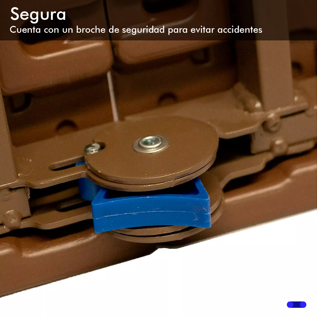 Mesa Plegable De Plástico 1.80 Metros Rattan Z - T9728 Color Marrón