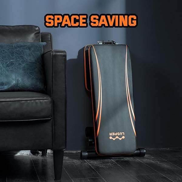 Banco de pesas para gimnasio en casa, banco de pesas ajustable y plegable de 700 libras, banco de entrenamiento multiusos para press de banca, abdominales, inclinación, declive plano