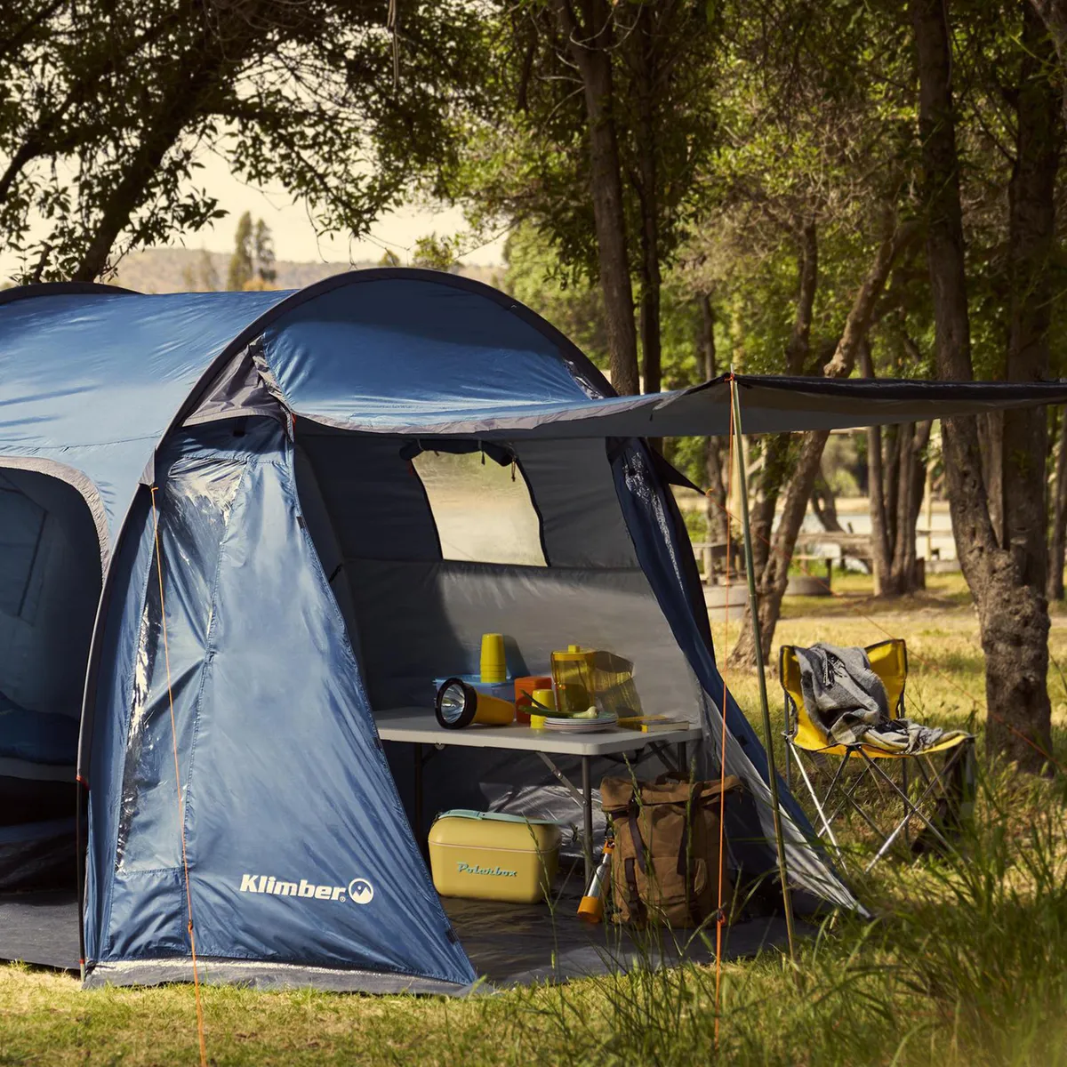 Mesa Plegable Tipo Maleta Altura Regulable Rectangular 120 cm Blanco*3
