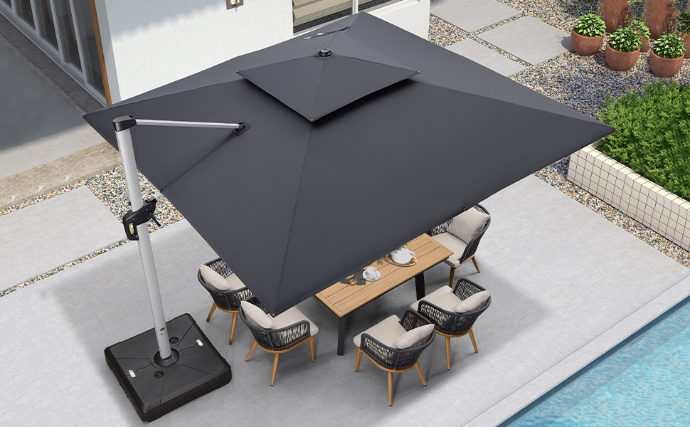 💥 PATIO RAIN GUARD LED FEED BY SOLAR ENERGY