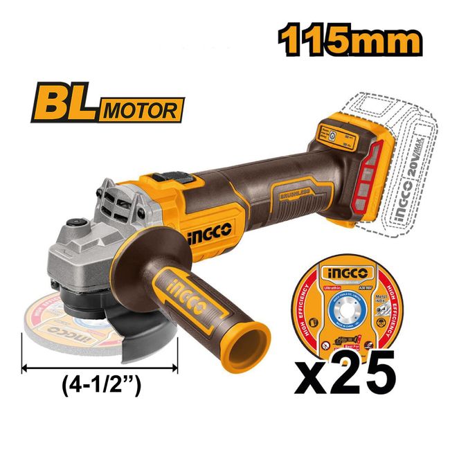 Kit 5 Herramientas  Taladro + Llave Impacto + Rotomartillo + Amoladora + Linterna 20V