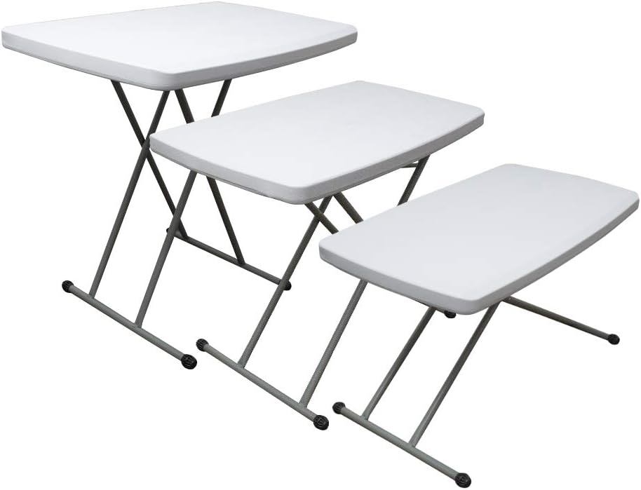 CASA EASTER Mesa Bill Plegable de Servicio 3 Posiciones de Altura Dimencion de 76 * 50-taza