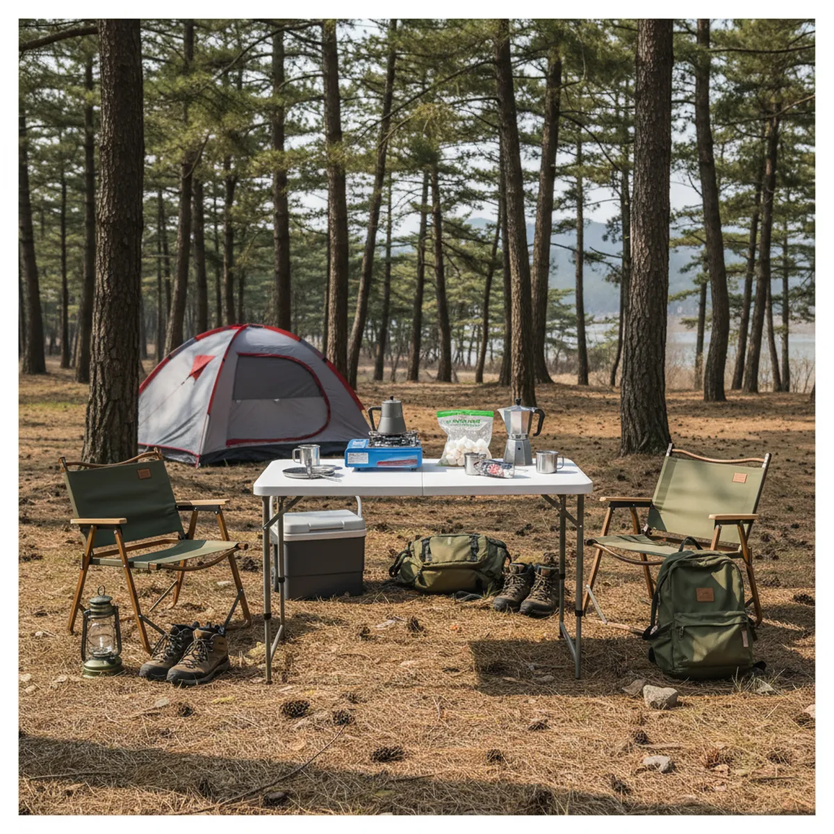 Mesa Plegable Tipo Maleta Altura Regulable Rectangular 120 cm Blanco*3