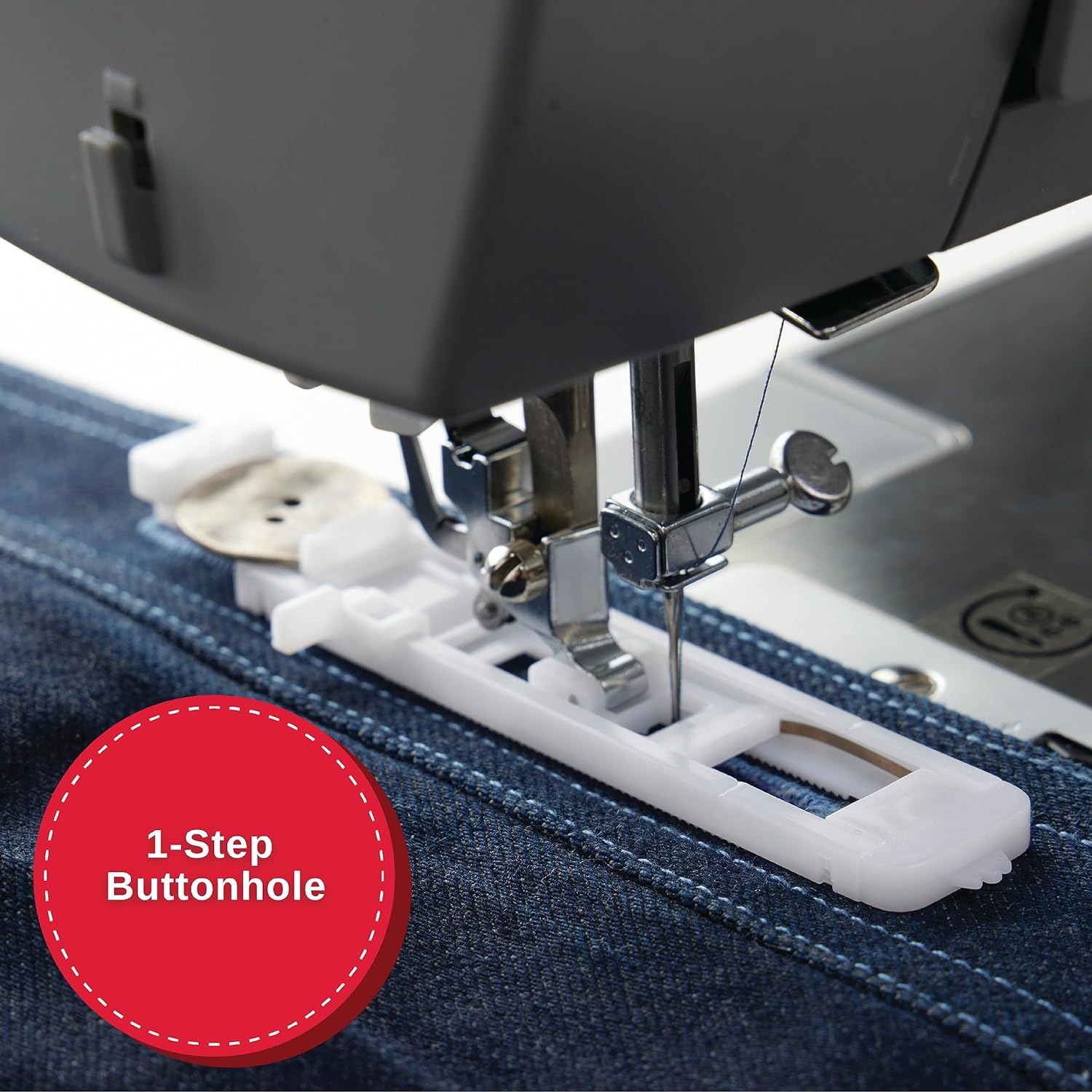 SINGER Máquina de Coser Resistente con Kit de Accesorios Incluido, 110 Aplicaciones de Puntada 4432, Perfecta para Principiantes, Gris