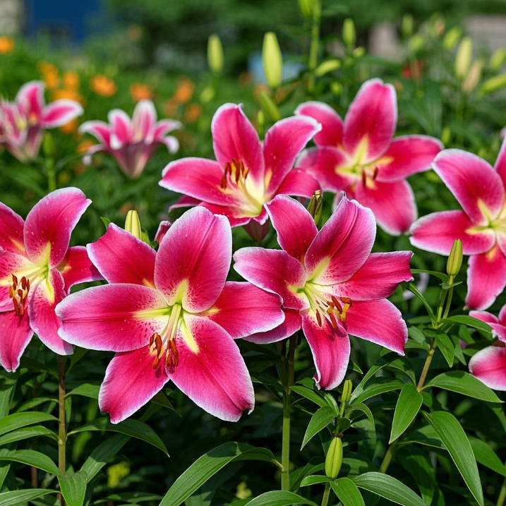 🌸 Dvojité parfumované ľalie — Kvitnutie v mnohých vrstvách, s dlhým a jemným arómou 🌸