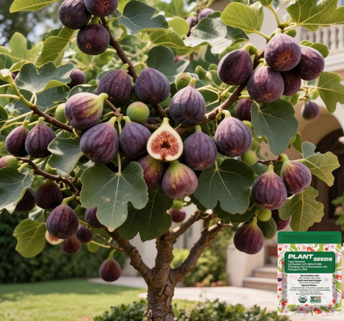 🍑 Super obrovské semená figovníka – sladkosť broskyne v každom súste! 🌟