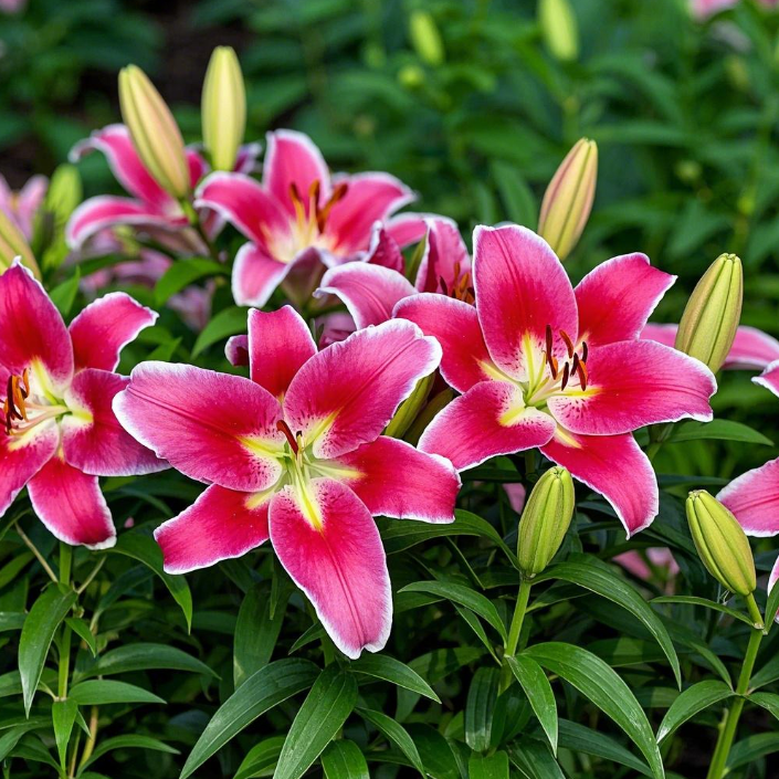 🌸 Dvojité parfumované ľalie — Kvitnutie v mnohých vrstvách, s dlhým a jemným arómou 🌸