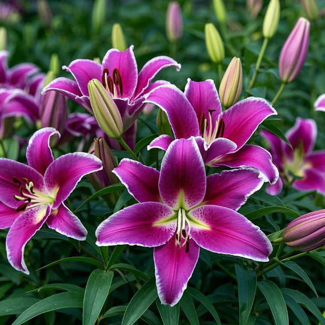 🌸 Dvojité parfumované ľalie — Kvitnutie v mnohých vrstvách, s dlhým a jemným arómou 🌸