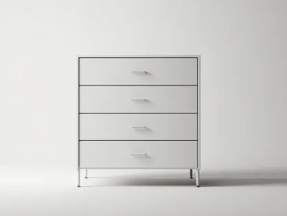 Commode - Bois - 70x45x92 cm - Blanc - Style moderne-Casagohome