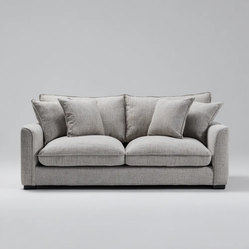 Canapé 2 places 180x95x85 cm – Gris clair – Design contemporain