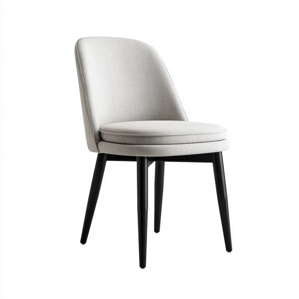 Chaise de salle à manger 50x55x85 cm – Gris Clair – Design Moderne