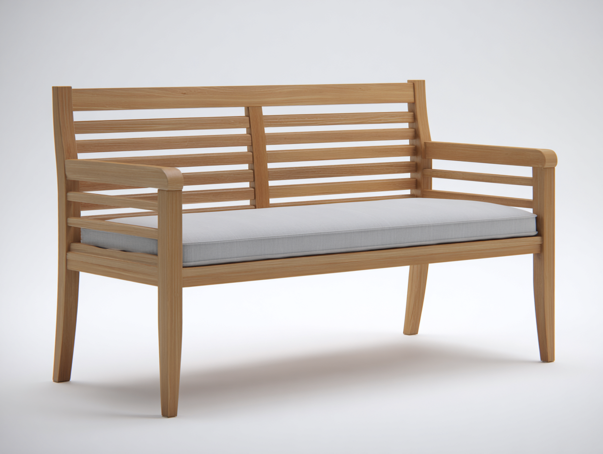 Panche da giardino - legno - 120x60x85 cm - naturale - stile moderno-Nestgolab