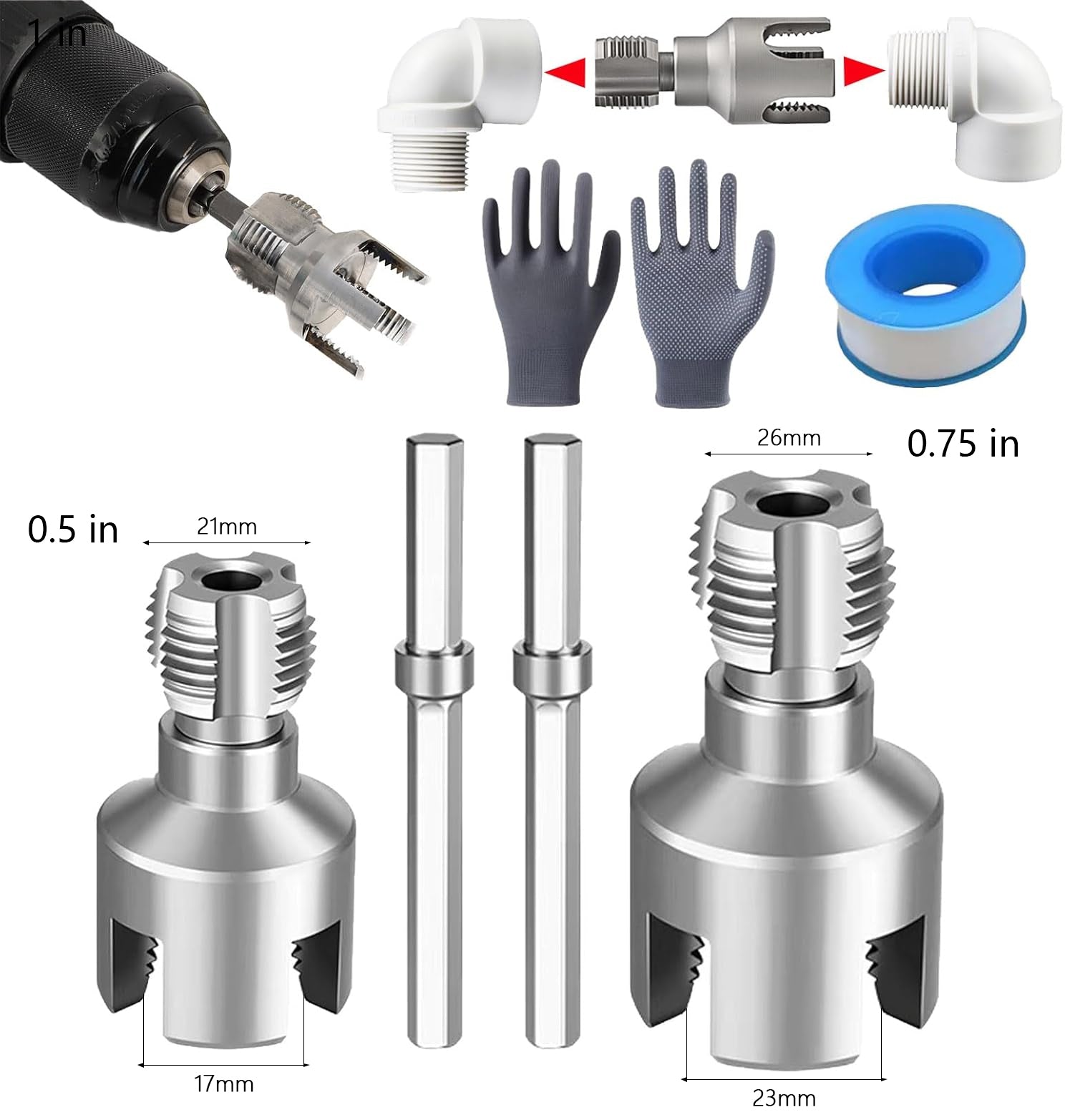 Pipe Thread Cutter (one thread every 3 seconds)