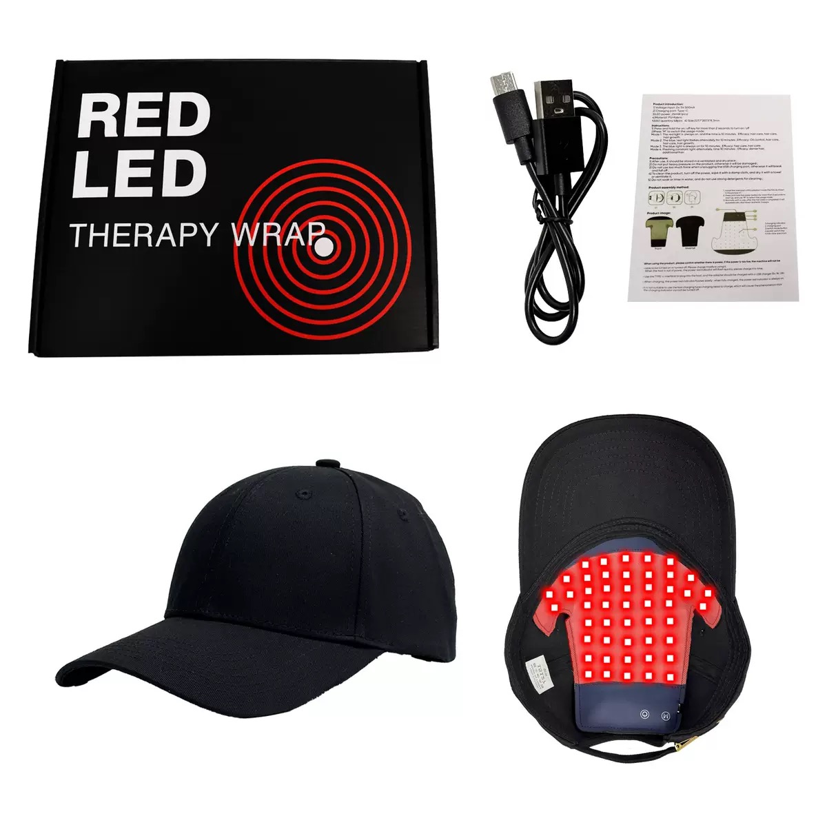 Infrared Light Hair Growth and Care Cap