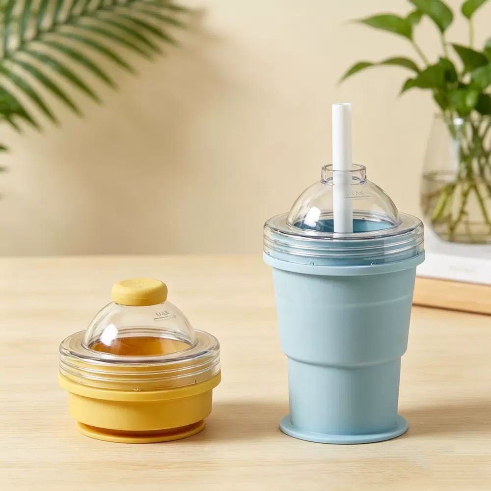 Puncham Food-Grade Silicone Collapsible Ice Ball Cup