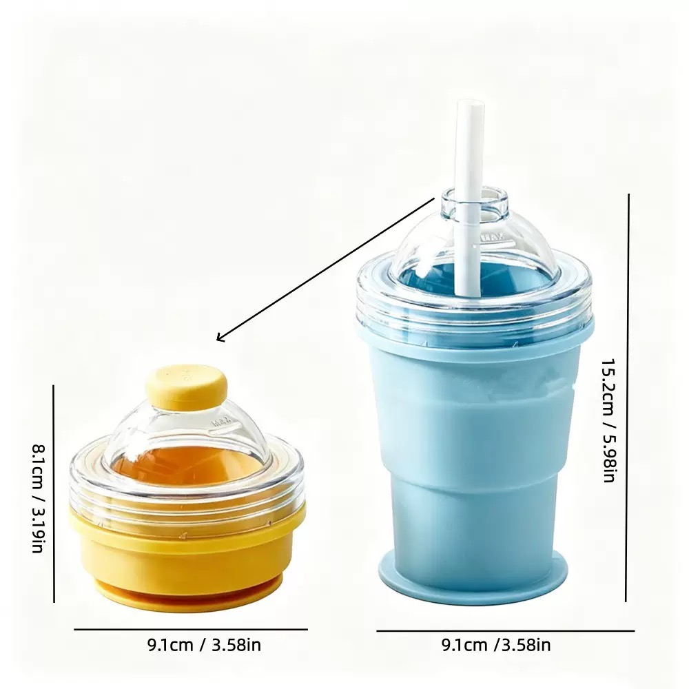 Puncham Food-Grade Silicone Collapsible Ice Ball Cup