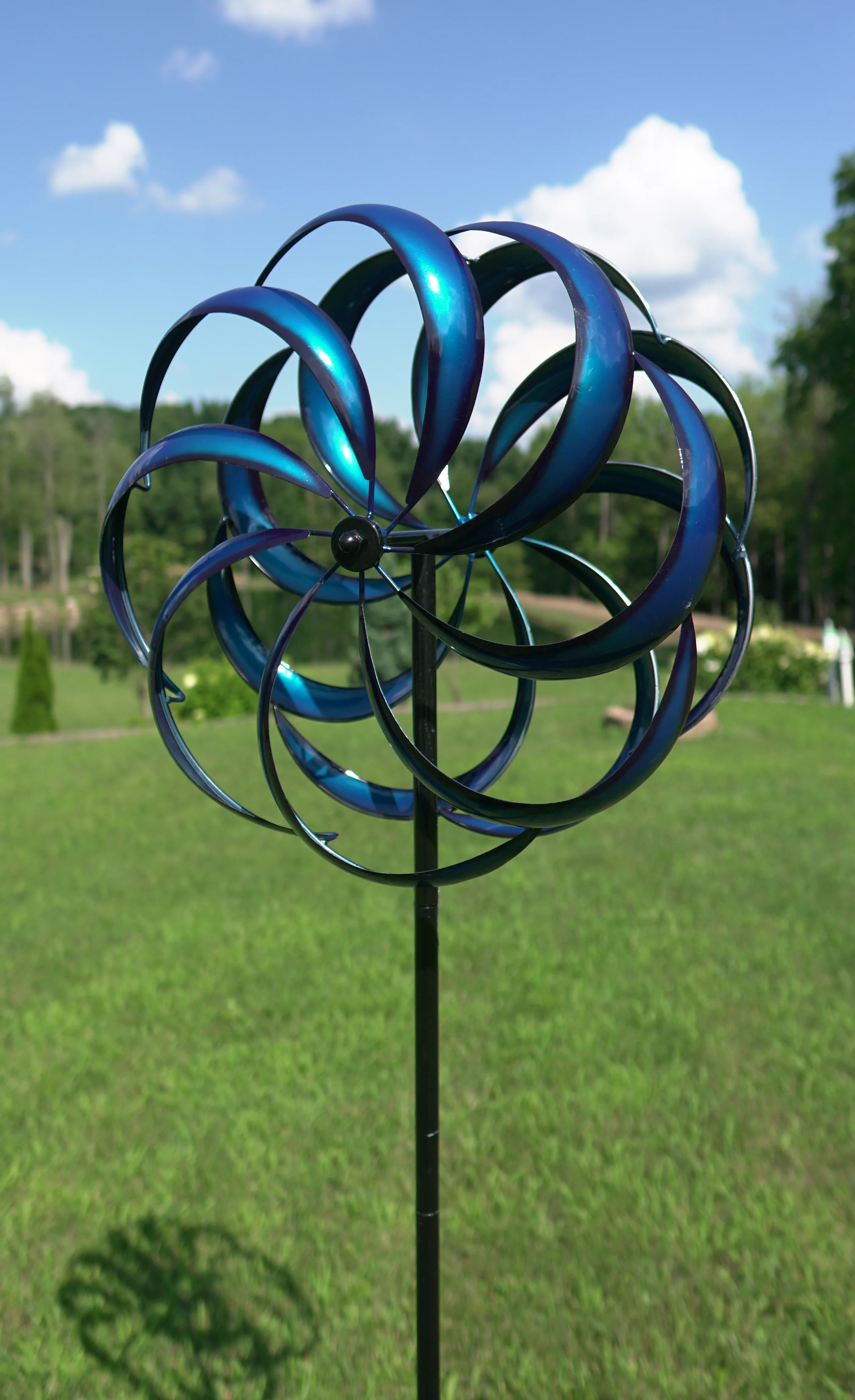 Blue Windward - Kinetic Wind Spinner