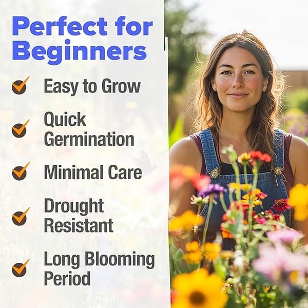 🔥Výpredaj 50% ZĽAVA🌱Prémiové mrazuvzdorné zmiešané semená trvaliek | Viac ako 60 odrôd | Ideálne pre začiatočníkov