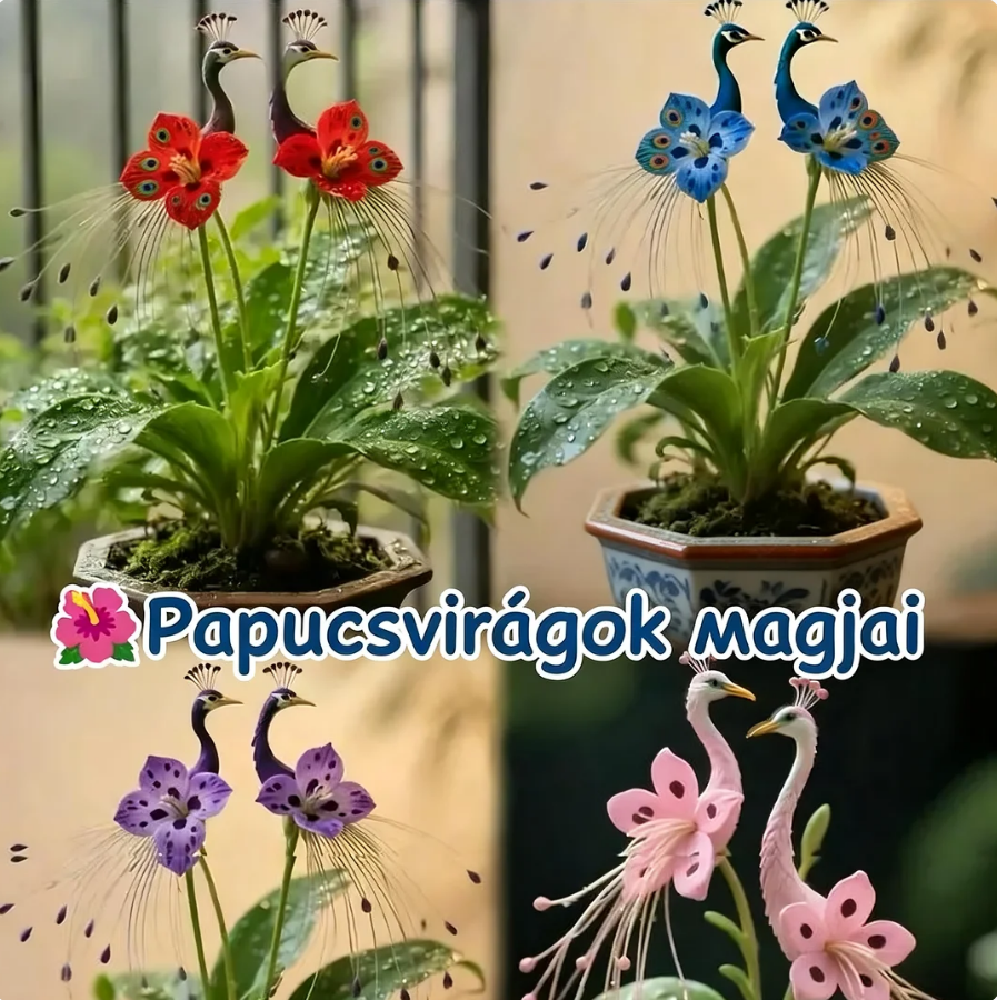 🌸Ritka pávavirág magvak – Könnyen termeszthető, gyönyörű színeket hoz! 🌿