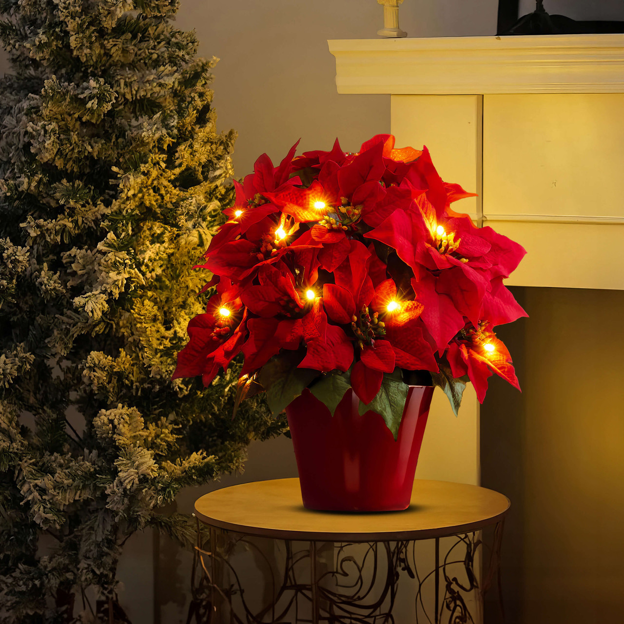 🎄 Коледна разпродажба – Блестяща рубинена коледна звезда 🌺