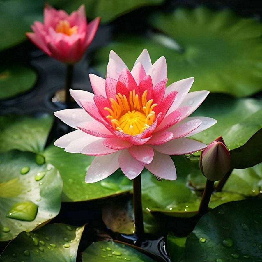 💐Свещената купа за бонсай - цвете на лотос