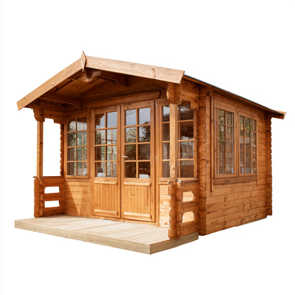 Casetta da giardino in legno 300x250x210 cm - Design rustico