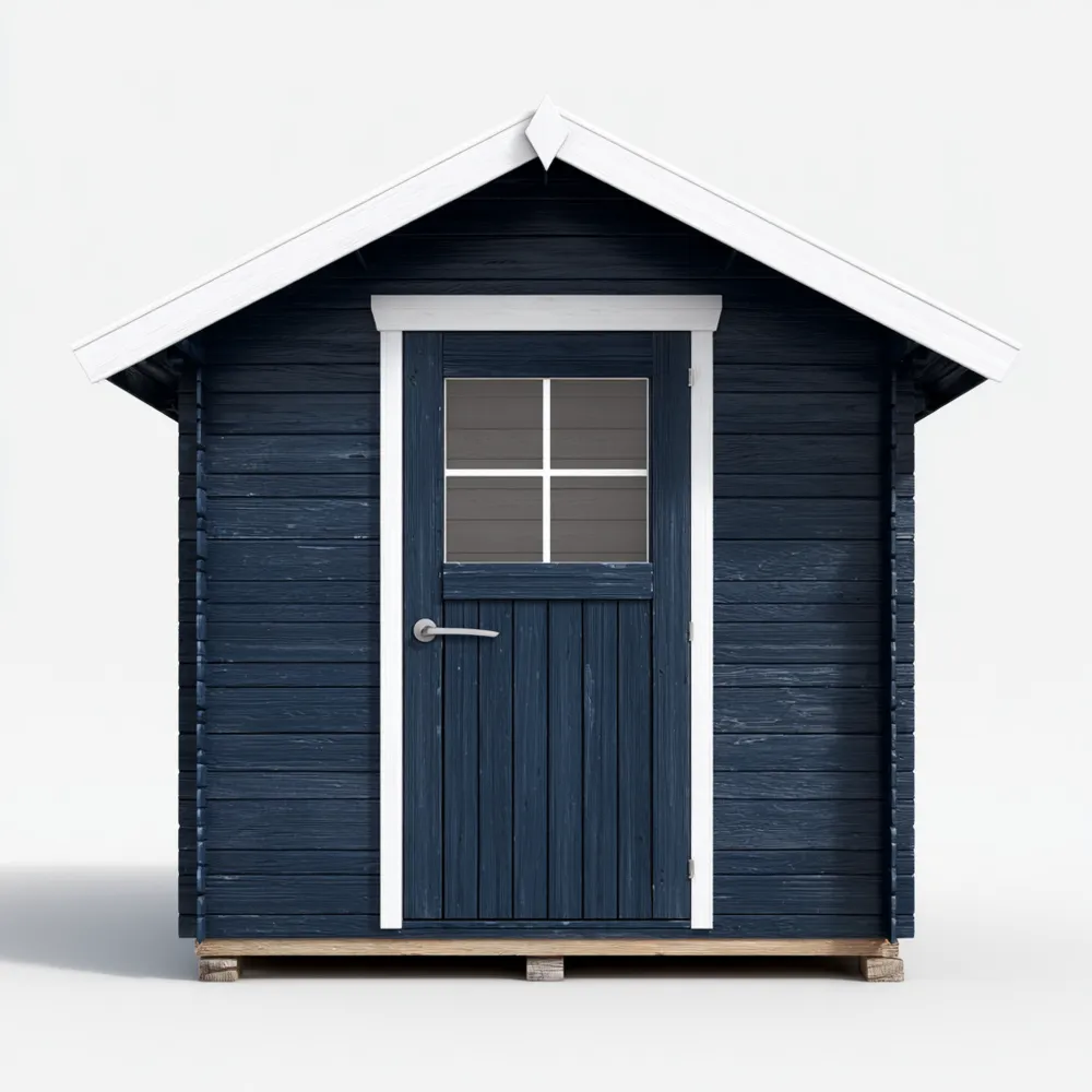 Casetta da giardino in legno 300x250x210 cm - Blu Scuro - Stile Tradizionale