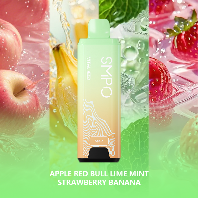 BANG BOX 100K Puffs Disposable Vape - APPLE & RED BULL & LIME MINT & STRAWBERRY BANANA