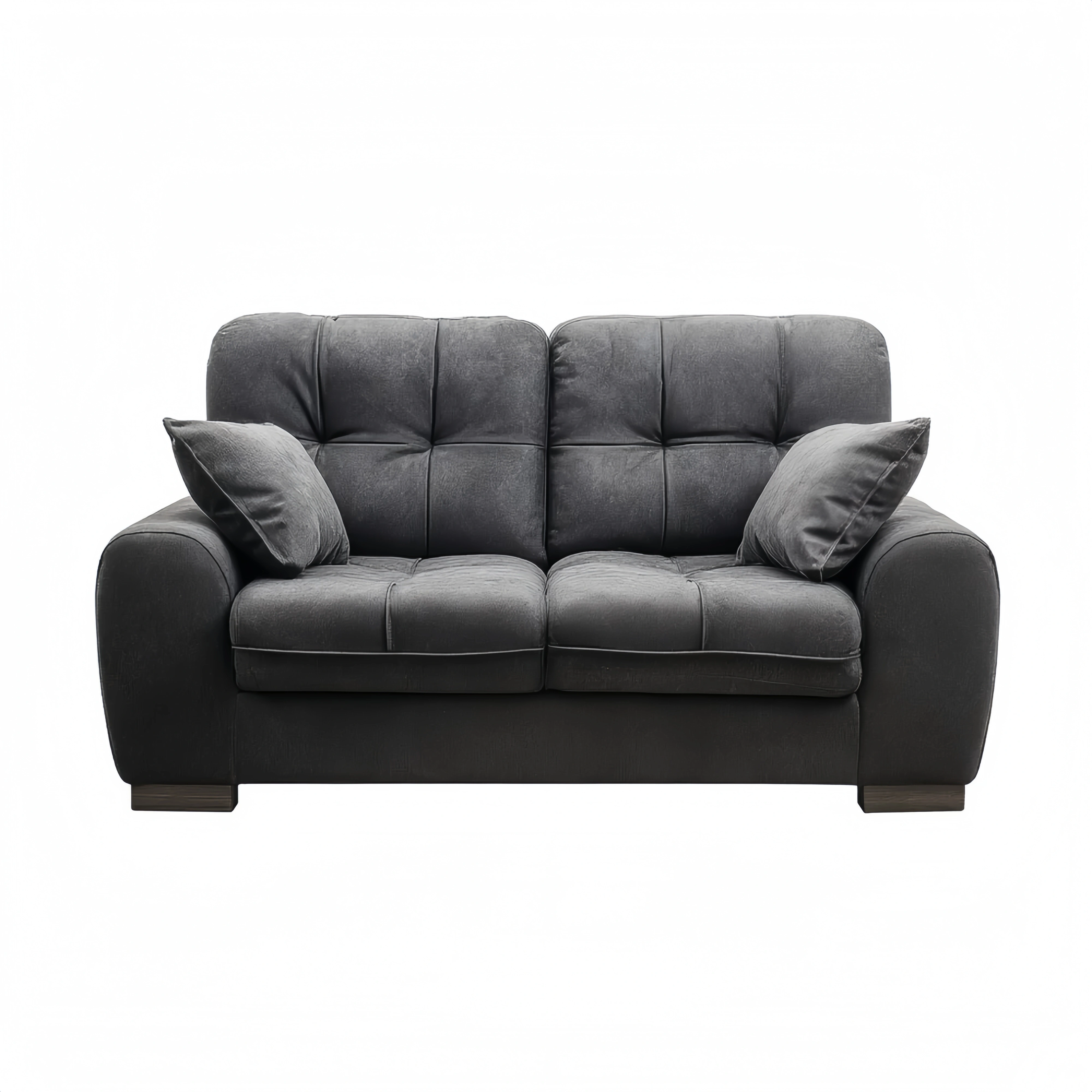 2-Sitzer-Sofa Stoff 150x85x90 cm – Dunkelgrau – Modernes Design