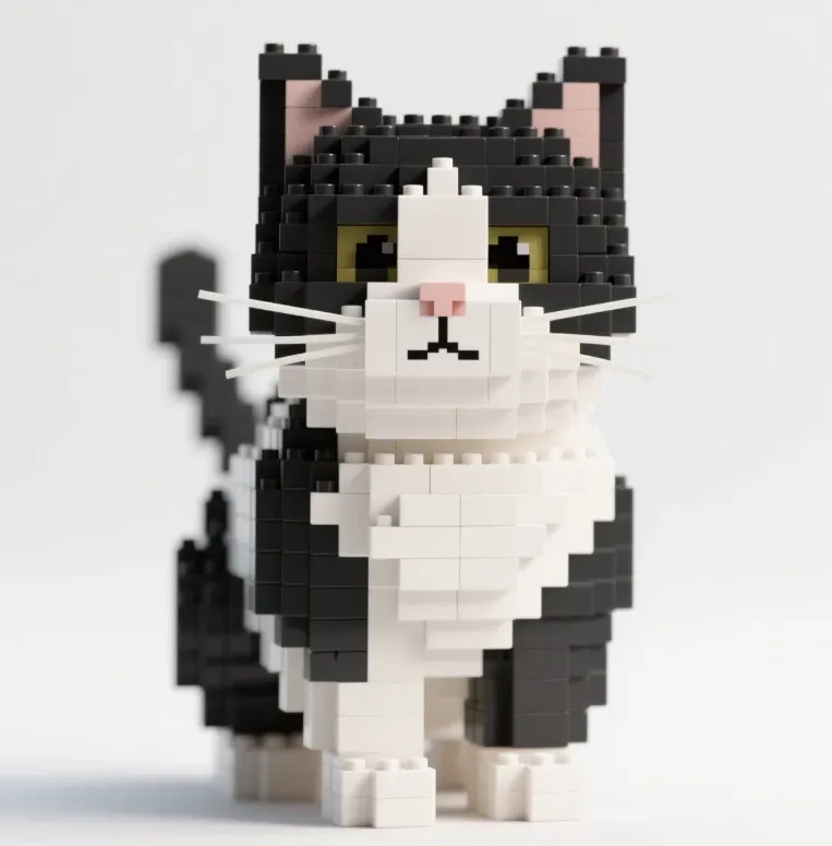 Brick Cats – Cute Cats Family Series