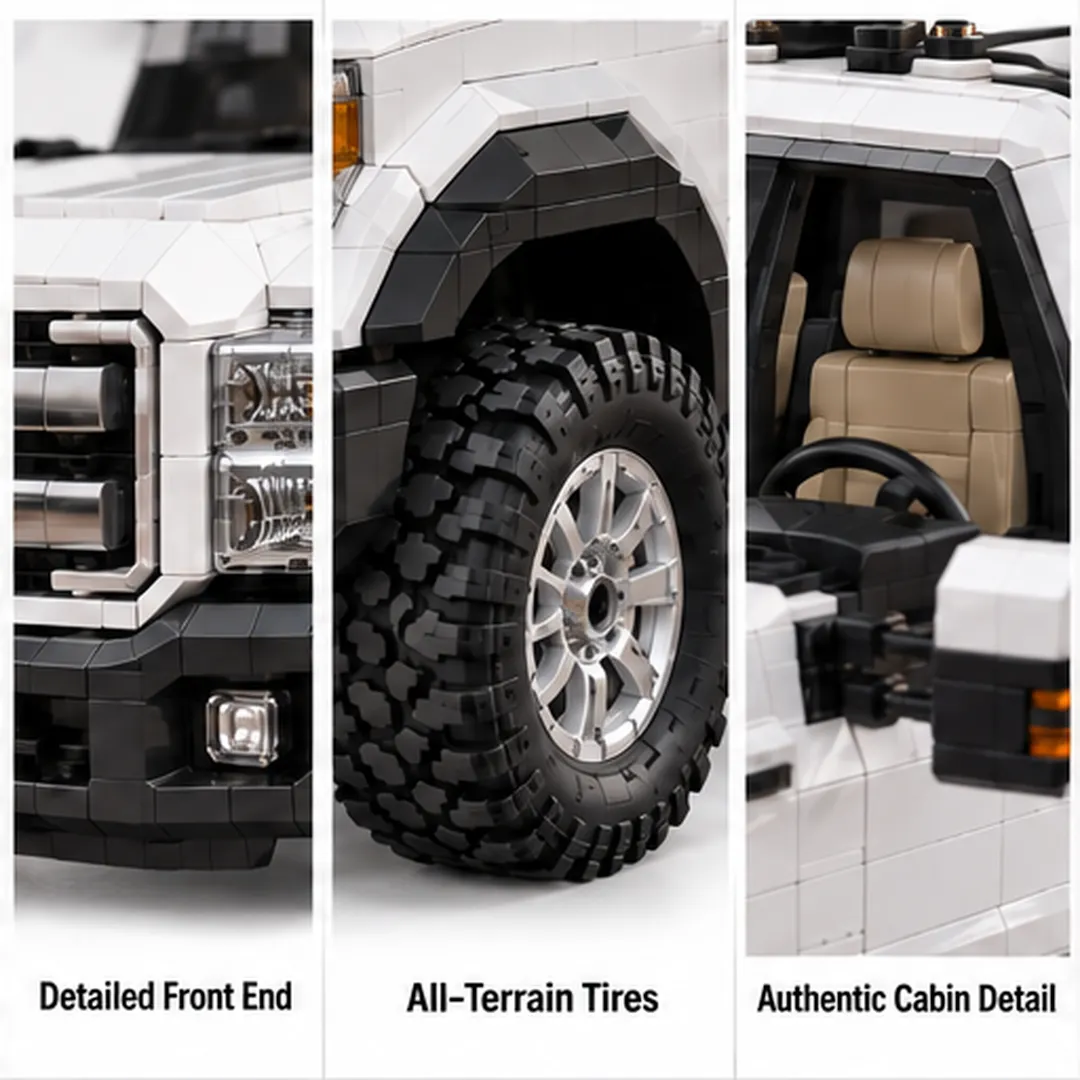 350 heavy-duty pickup front end tires and cab details