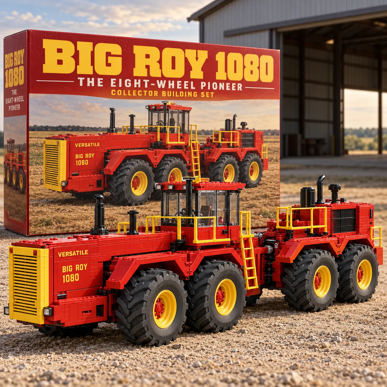 Building the Big Roy 1080 eight-wheel tractor collector model
