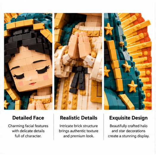 Our Lady of Guadalupe building set design details