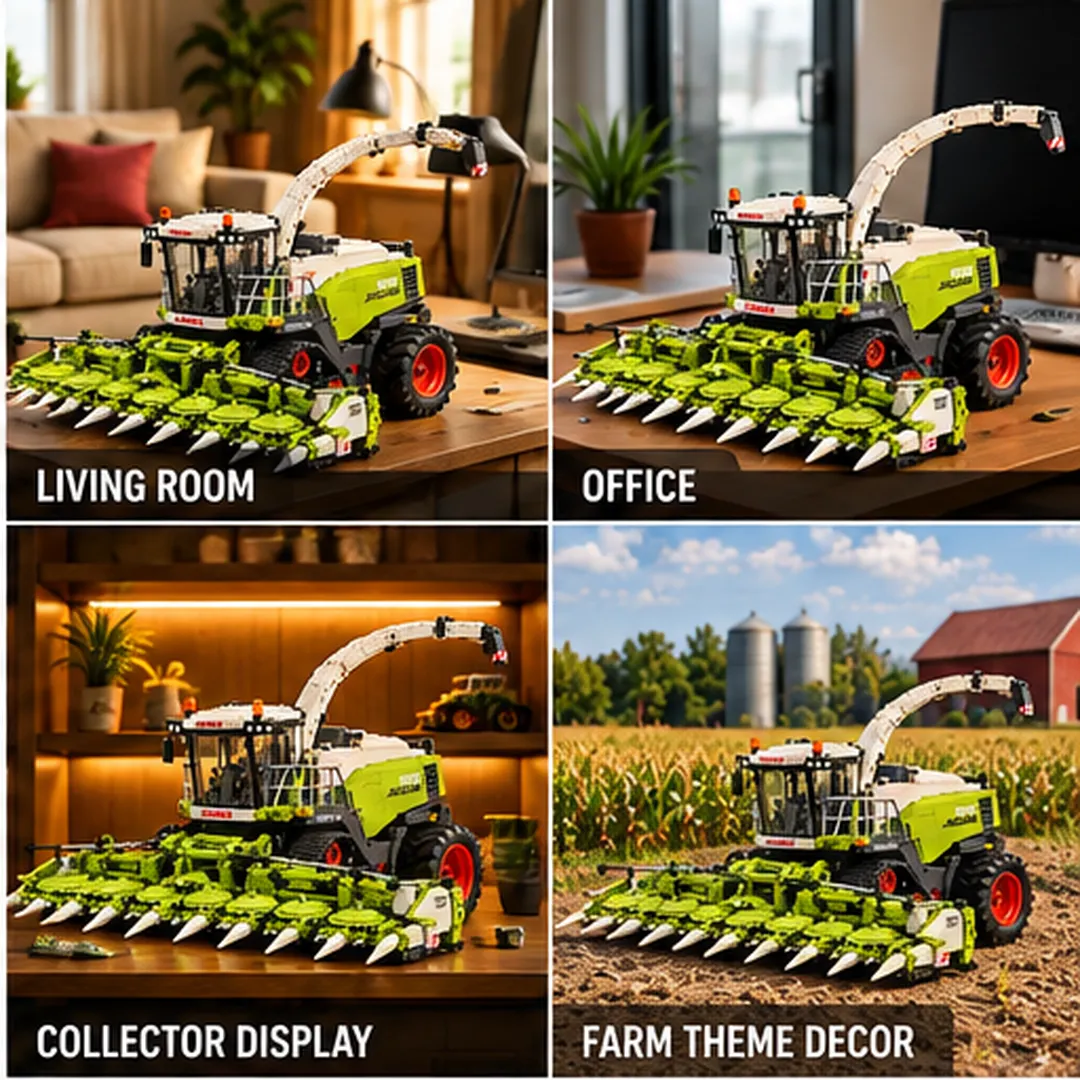 CLAAS JAGUAR 990 TERRA TRAC building set as a collector gift