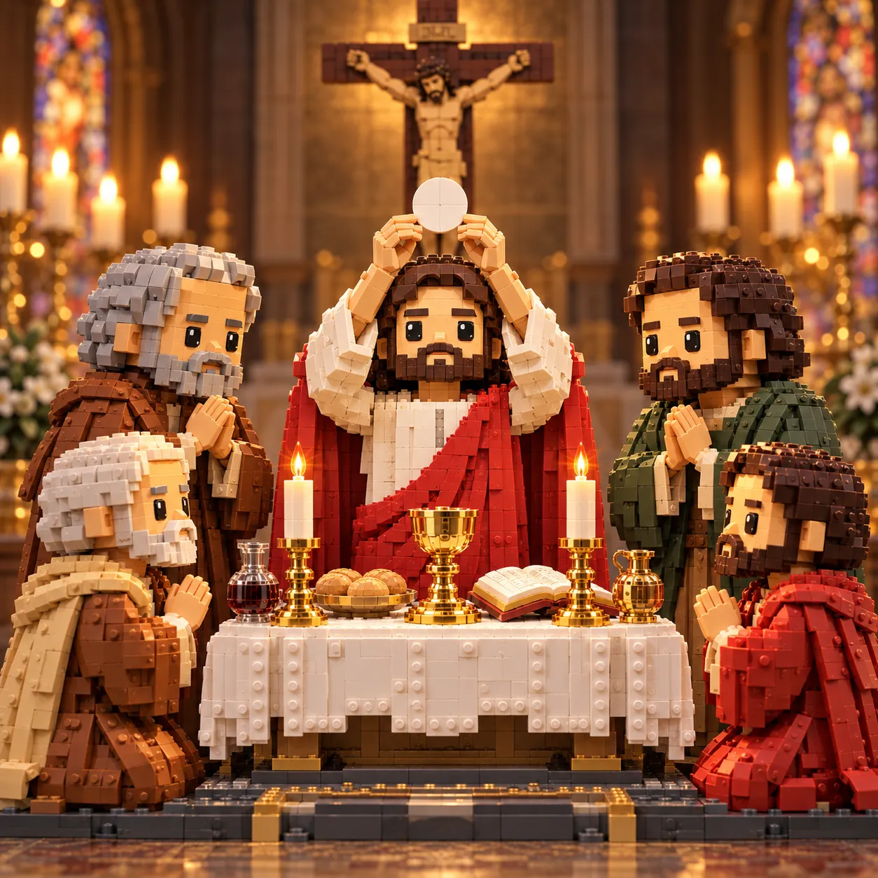 The Last Supper Christian Gift Building Set