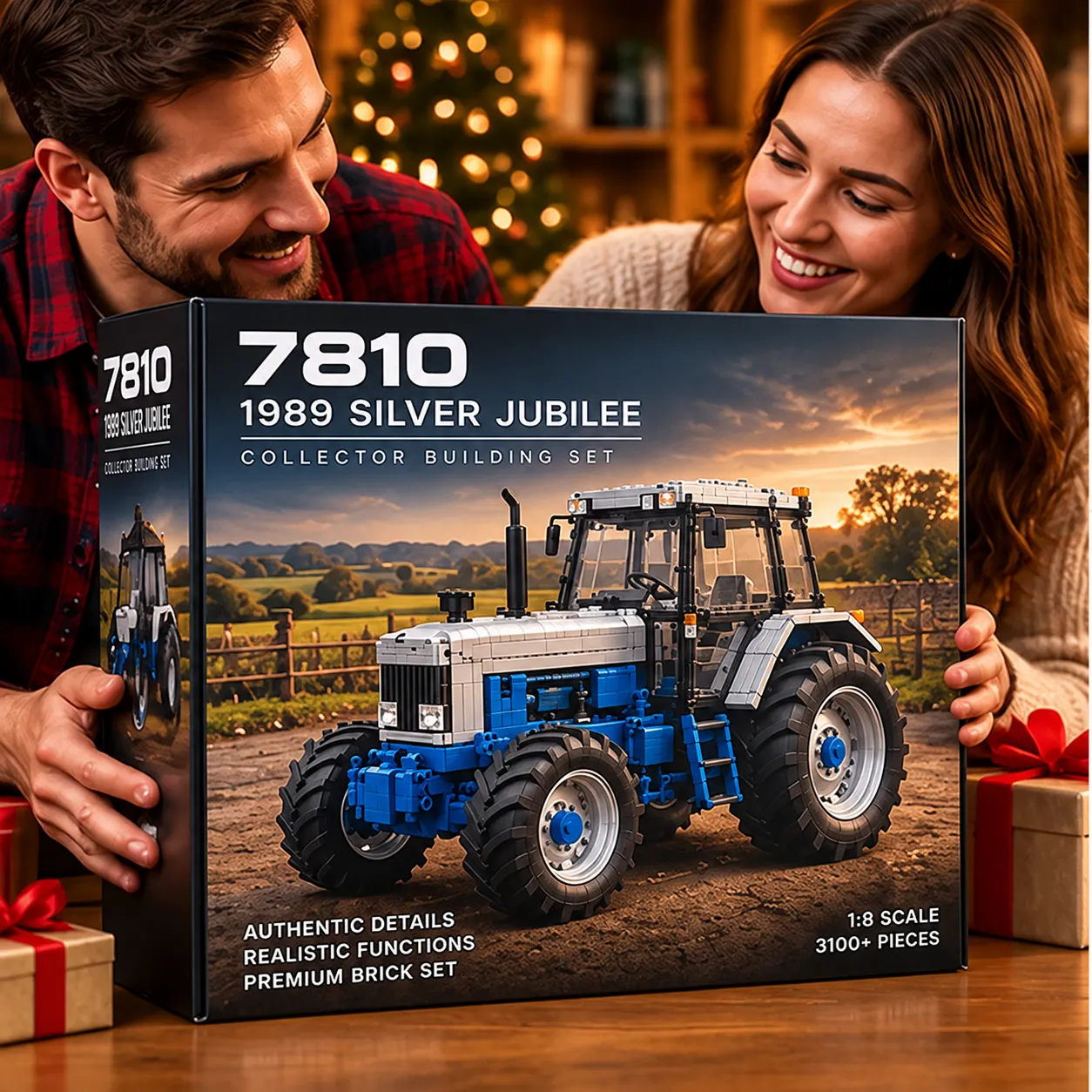 7810 Silver Jubilee collector brick building set presented as a Christmas gift