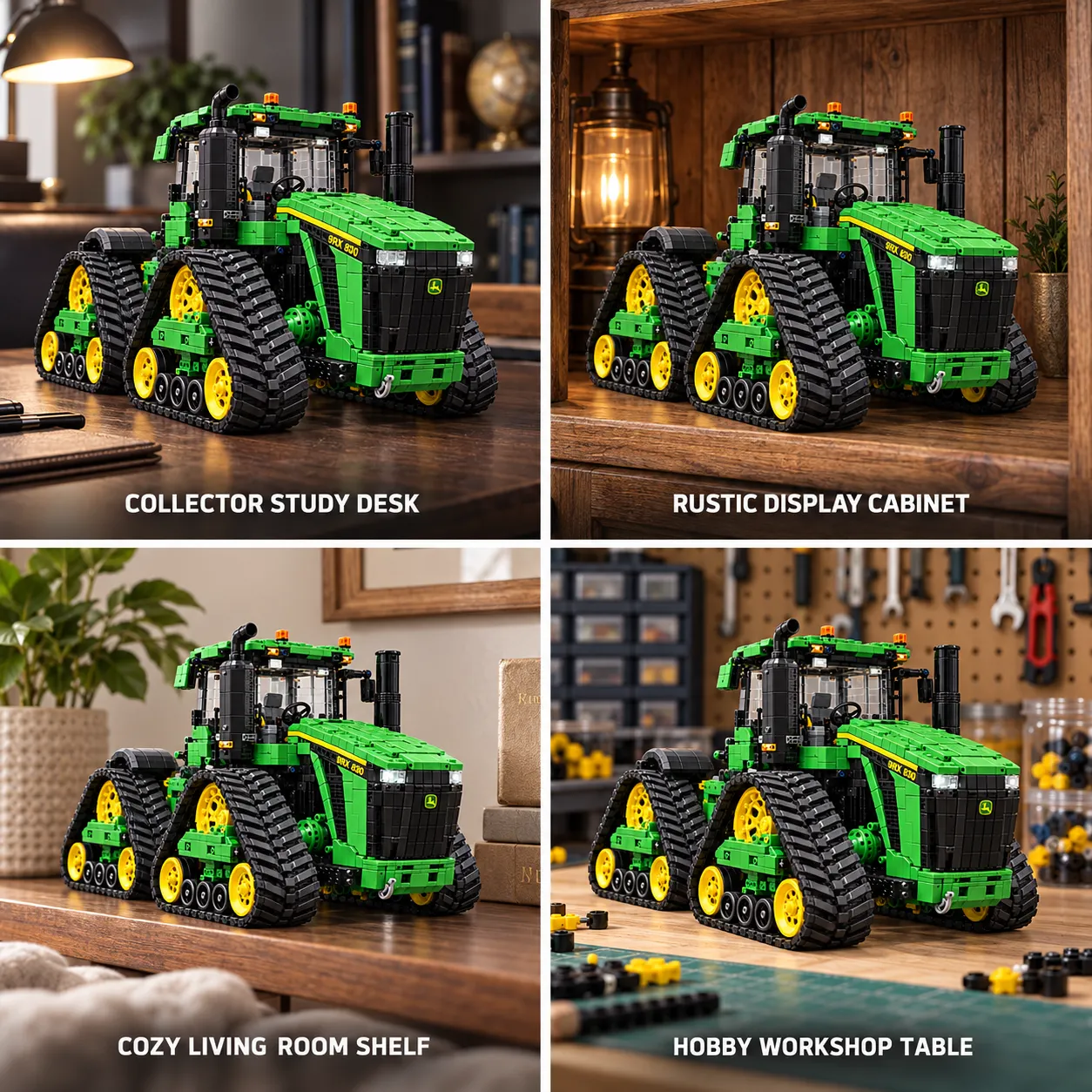Completed 9RX 830 tractor model home display