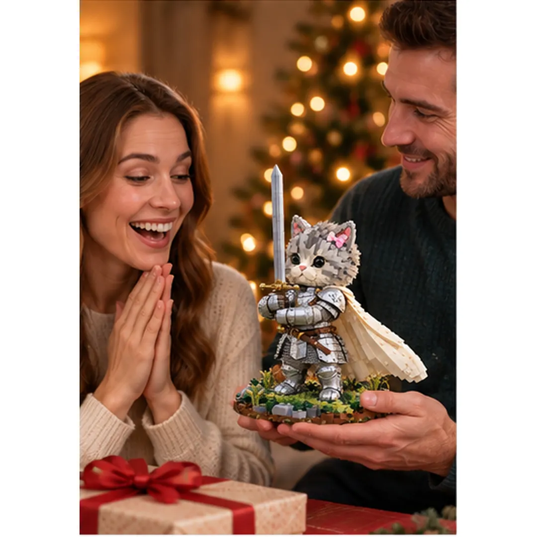Lady Knight Cat building set gift inspiration