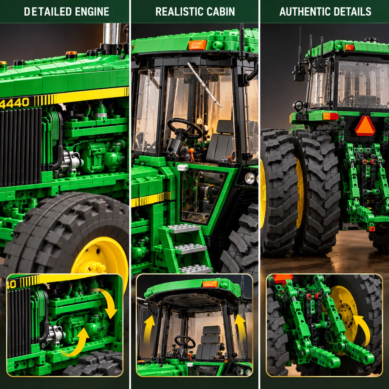 Building the 4440 classic tractor model