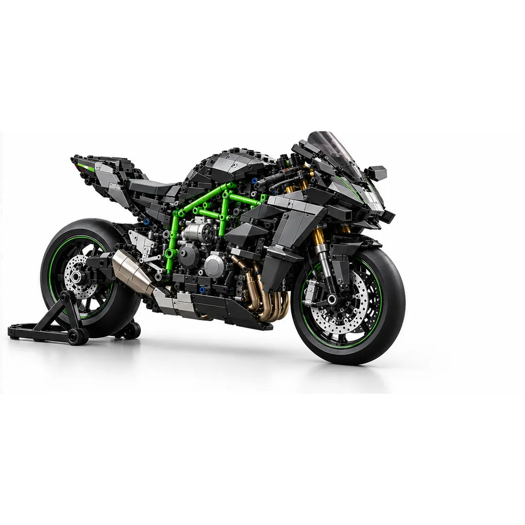 Building a detailed H2R track motorcycle model