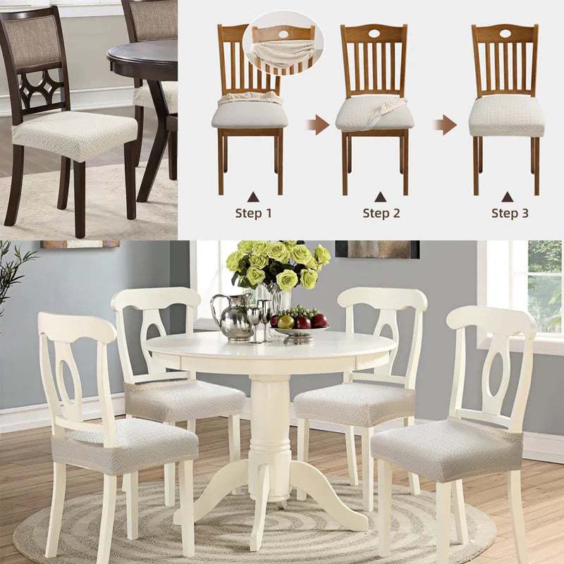 🔥Waterproof Jacquard Chair Covers – 49% OFF! Durable, Stylish & Easy-Clean 🪑✨ Buy 6, Get Extra 20% OFF! 🎁