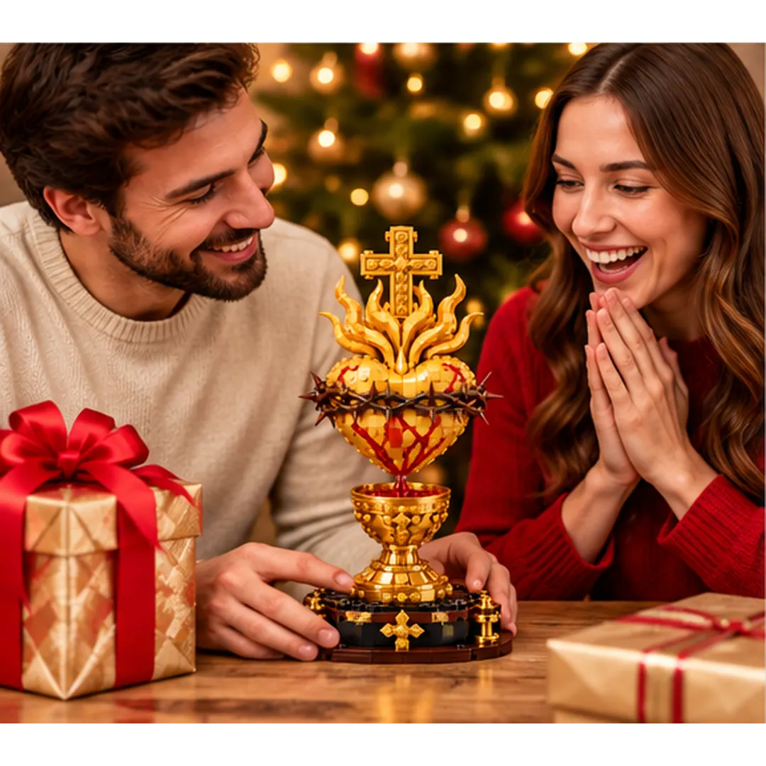 Sacred Heart and Holy Chalice devotional gift
