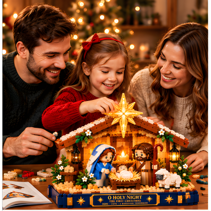 O Holy Night: The First Christmas Nativity Building Set – A Christmas Gift Families Can Build Together