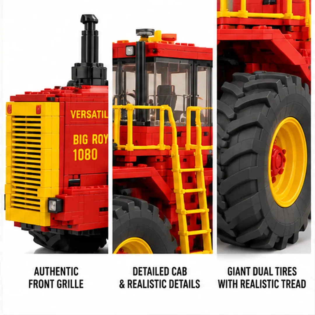 Big Roy 1080 displayed in living room office collector shelf and farm setting