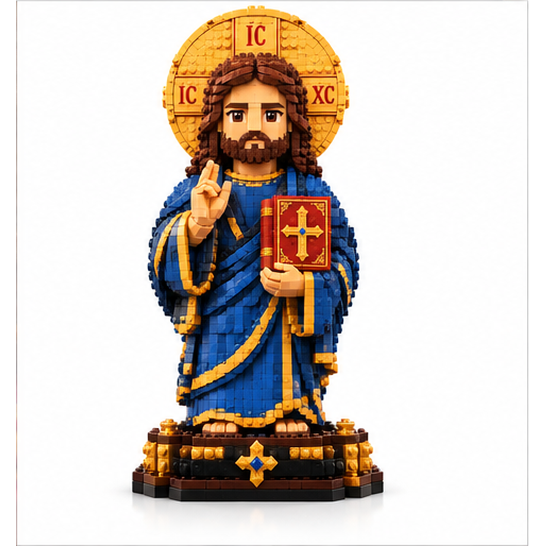 Christ Pantocrator Building Set Details