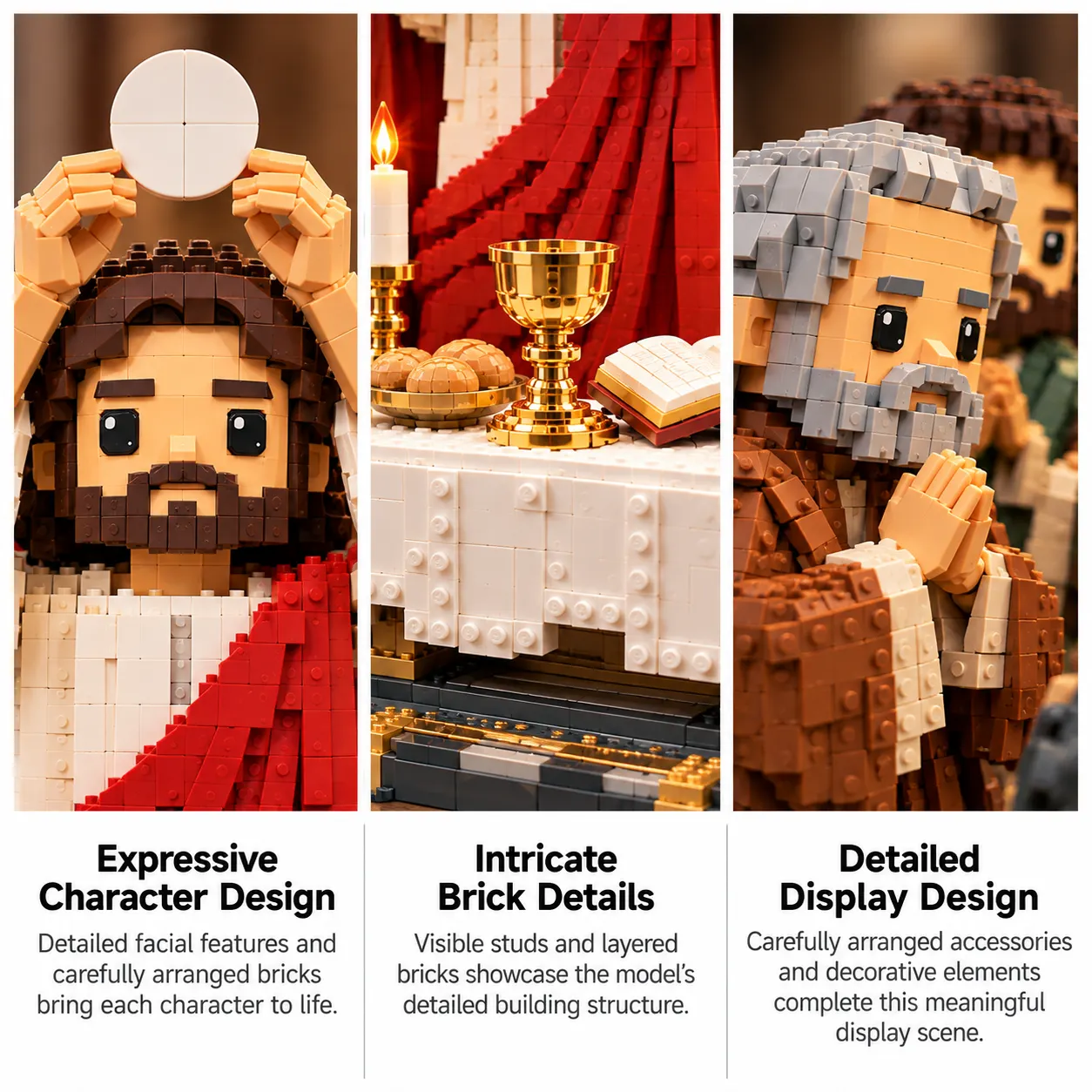 Detailed Last Supper Building Set