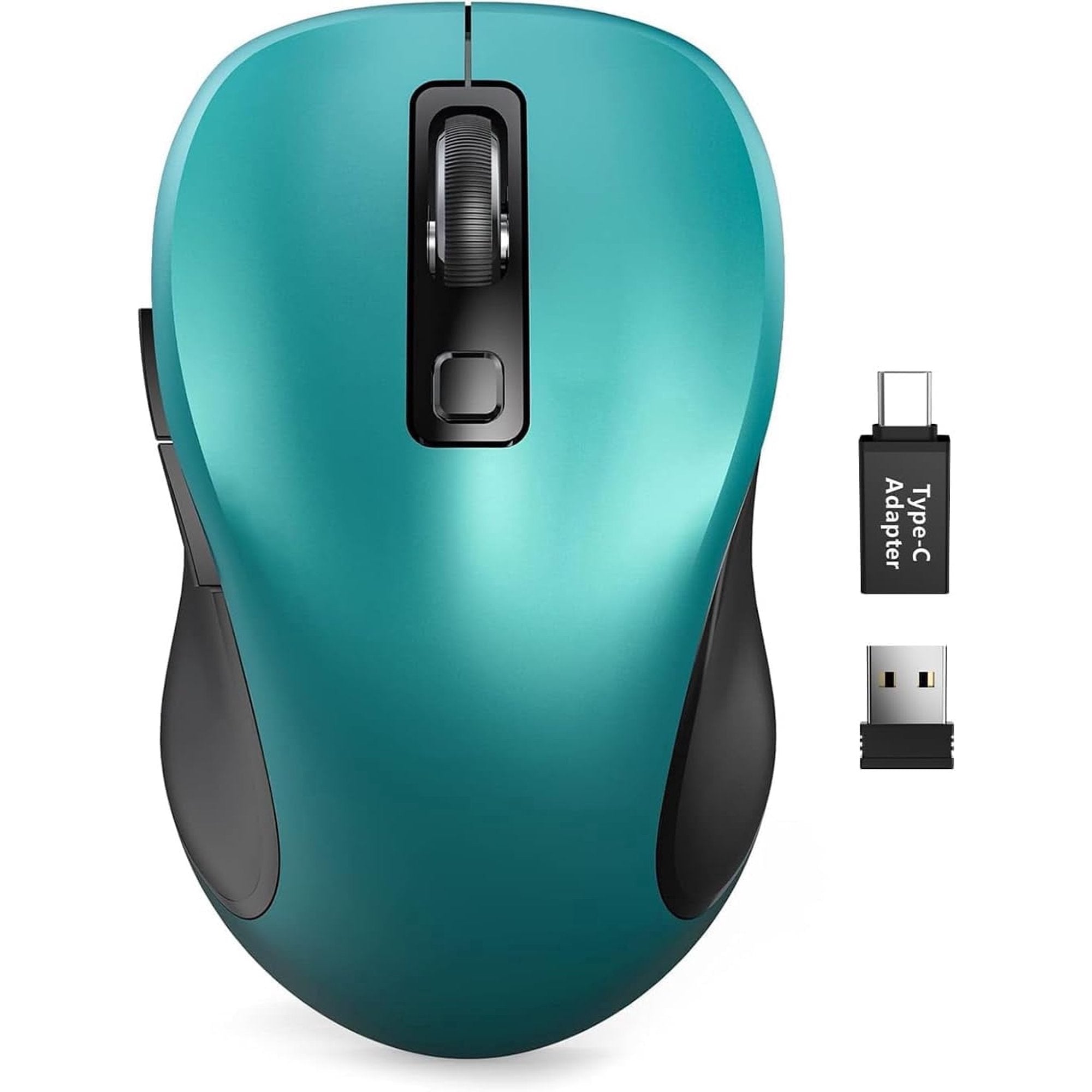 Souris informatique sans fil ergonomique silencieuse, 3 niveaux de DPI