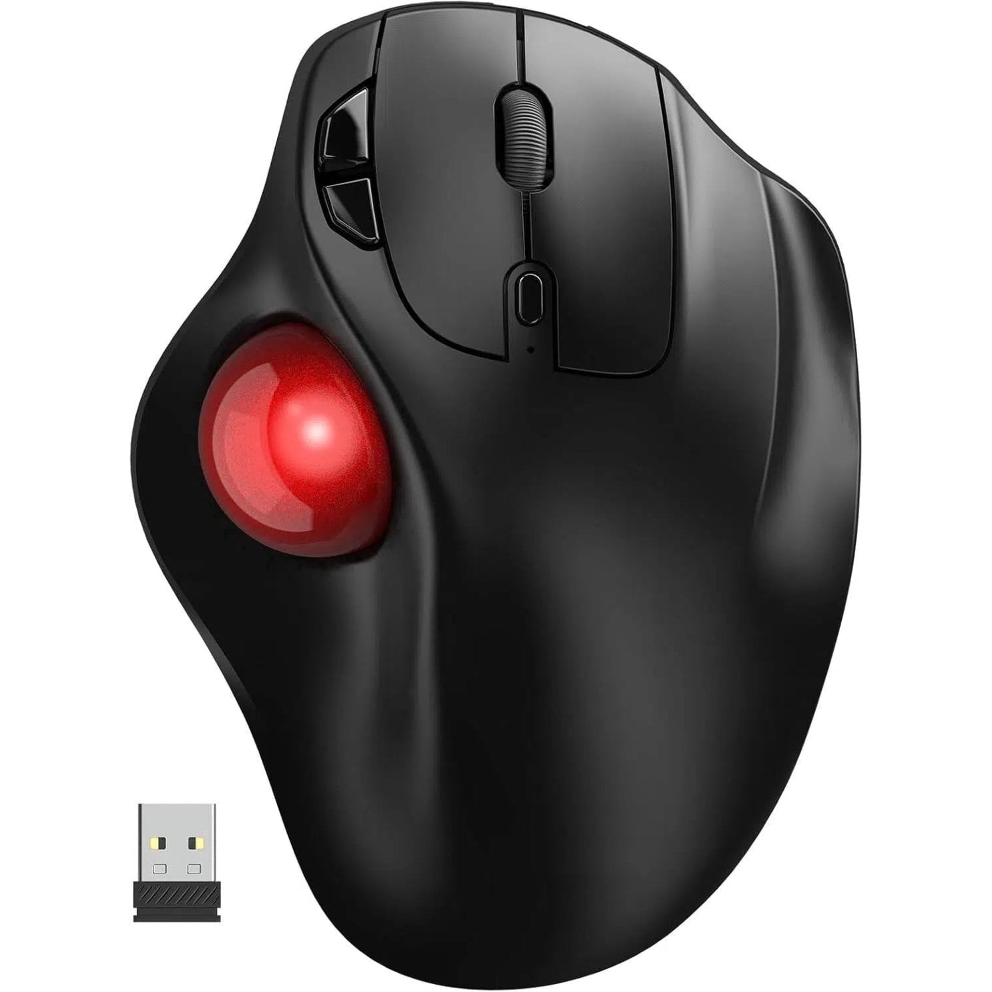 Souris trackball ergonomique sans fil rechargeable silencieuse